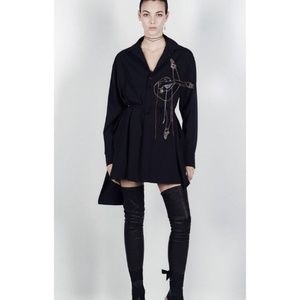 ZARA STUDIO SHIRT WITH EMBROIDERED BALLERINA